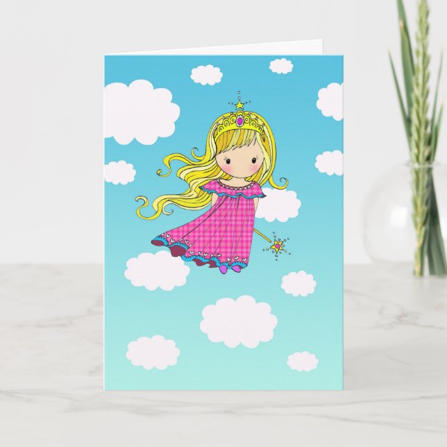 Fairy Princess Bonne carte d'anniversaire (Devant)