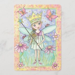 Fairy Princess Invitation de fête d'anniversaire p