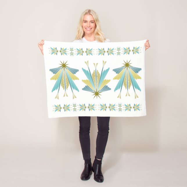Fairy Stars Petite couverture en polaire (En situation)