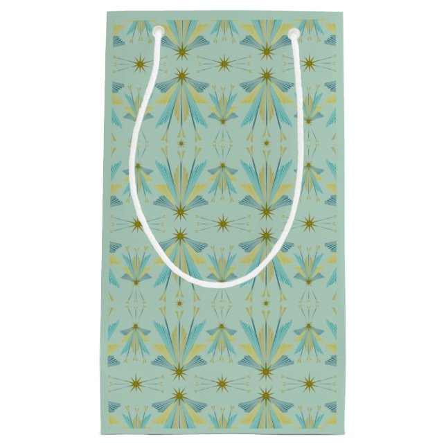 Fairy Stars Pistachio Petit sac cadeau (Devant)