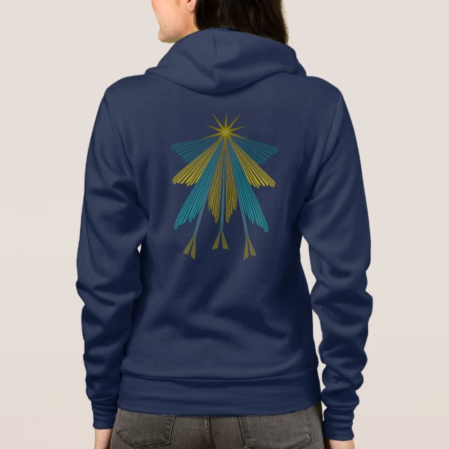Fairy Stars Zip Sweat à capuche (Dos)