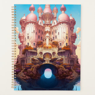 Fairy Tale Castle Rose White Gold Imaginaire Art