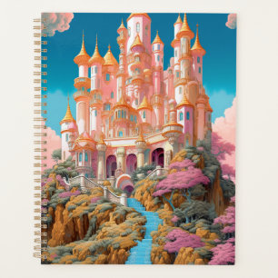 Fairy Tale Castle Rose White Gold Imaginaire Art