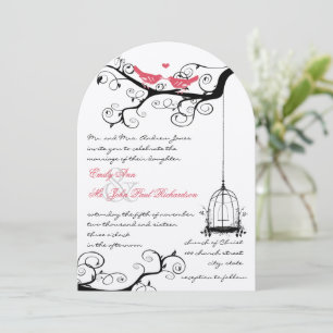 Fairy Tale Love Bird Yarrow Rose Invitation de Mar