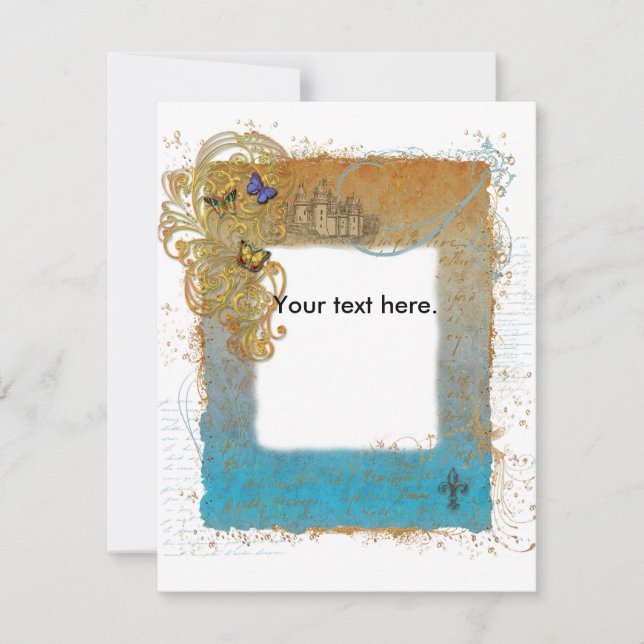 Fairy Tale Storybook Castle Invitation Card (Devant)