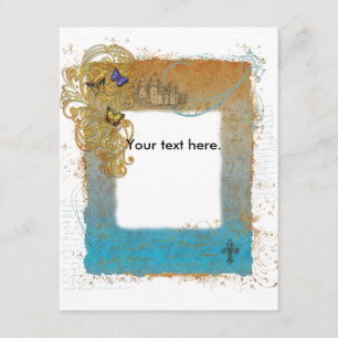 Fairy Tale Storybook Castle Invitation Card