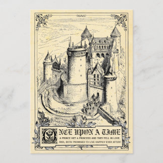 Fairy Tale Storybook Wedding Invitations