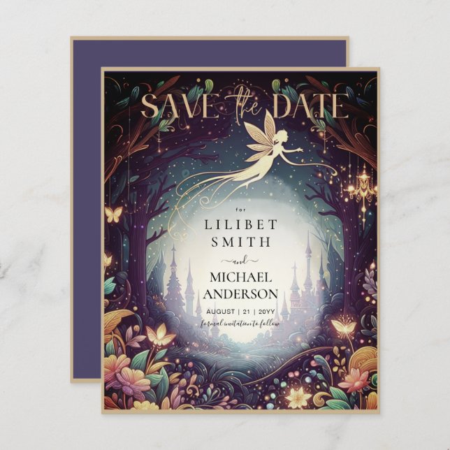 Fairycore Enregistrer la date Fairytale Glow Up Fa (Devant / Derrière)