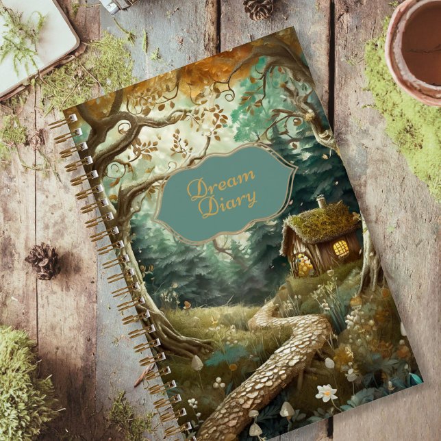 Fairytale Woodland Dream Journal Journal (Fairy woodland dream diary featuring a nostalgic fairytale scene.)