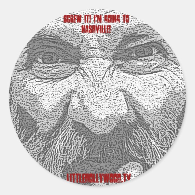 Fais-le foutre ! Je vais à Nashville ! Autocollant (Devant)
