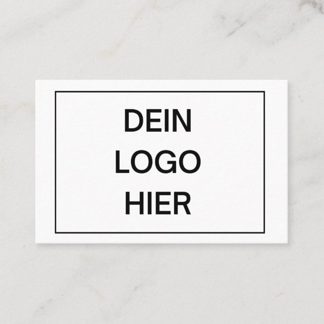 Fais ta propre carte de visite en ligne (Devant)