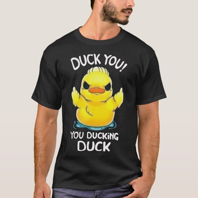 FAIS-TOI ! T-shirt classique DUCKING DUCK (Devant)