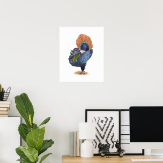 Faisan himalayen monal | Impression d'art d'oiseau