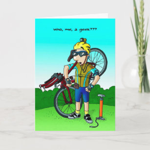 Cartes De Vœux Humour Cycliste Zazzle Fr