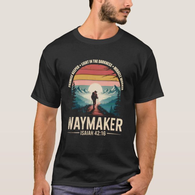 Faiseur de chemin Tshirt Gardien de promesse Ouvri (Devant)