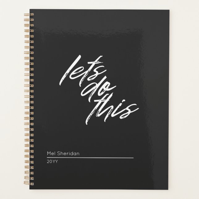 faisons ceci, nouvelle année simple minimum (Devant)
