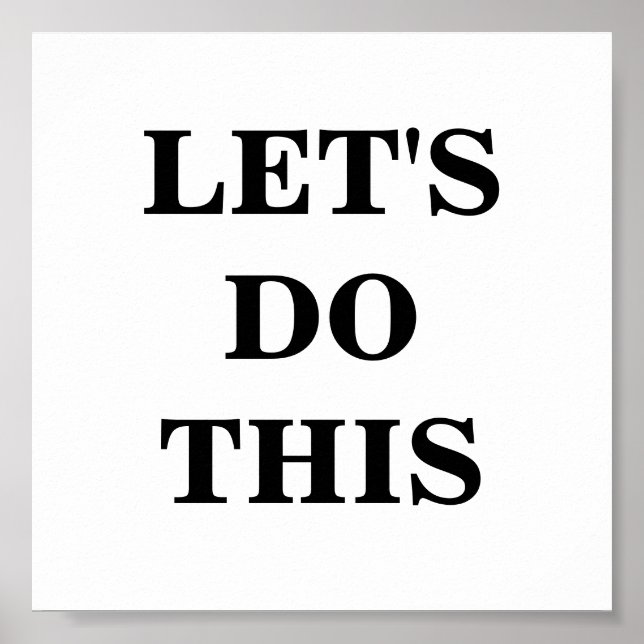 Faisons cette affiche minimaliste (Devant)