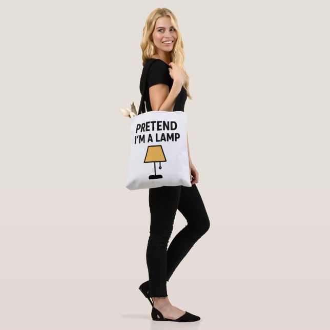 Faisons comme si j'étais une lampe Sac fourre-tout (Sur le modèle)