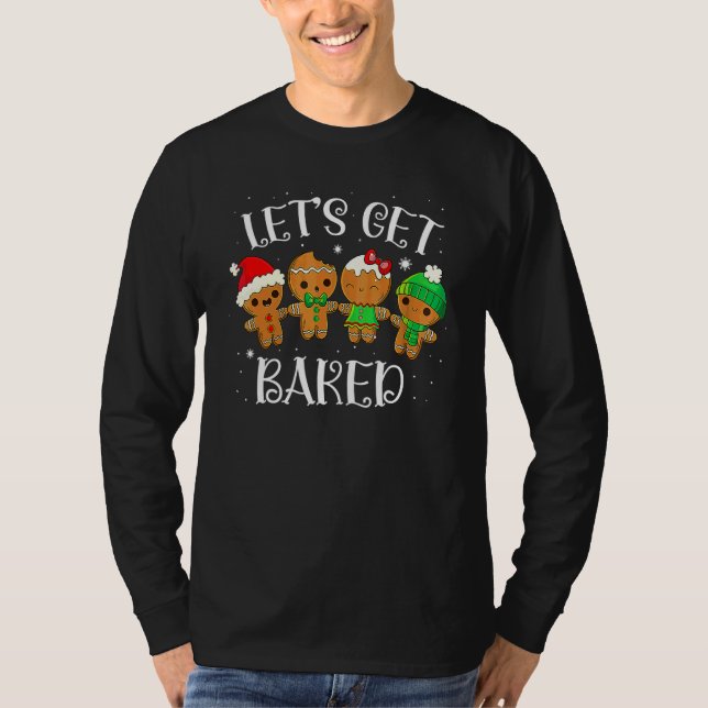 Faisons Cuire Le Cookie Weed Noël Sweat De Noël Mo (Devant)