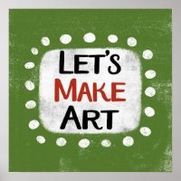 Faisons de l'Art Poster Wall Art