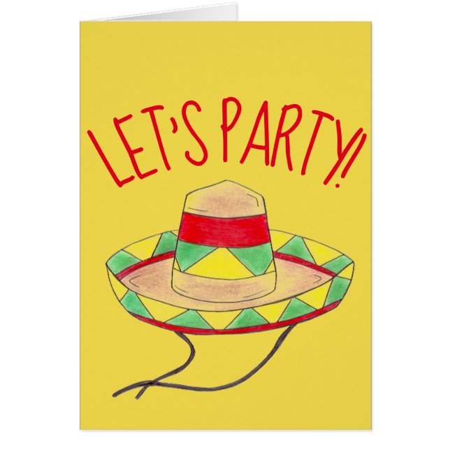 Faisons la fête Cinco de Mayo Fiesta Sombrero Mexi (Devant)
