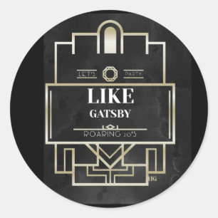 Faisons la fête comme Gatsby Sticker