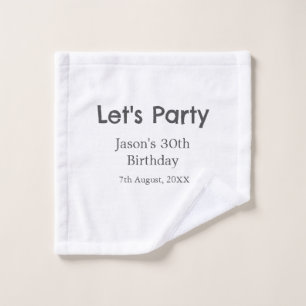 Faisons la fête heureux 30e anniversaire simple no