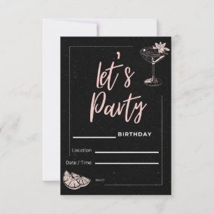 Faisons la fête ! Invitations d'anniversaire