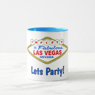 Faisons la fête Mug 50 ans Vegas