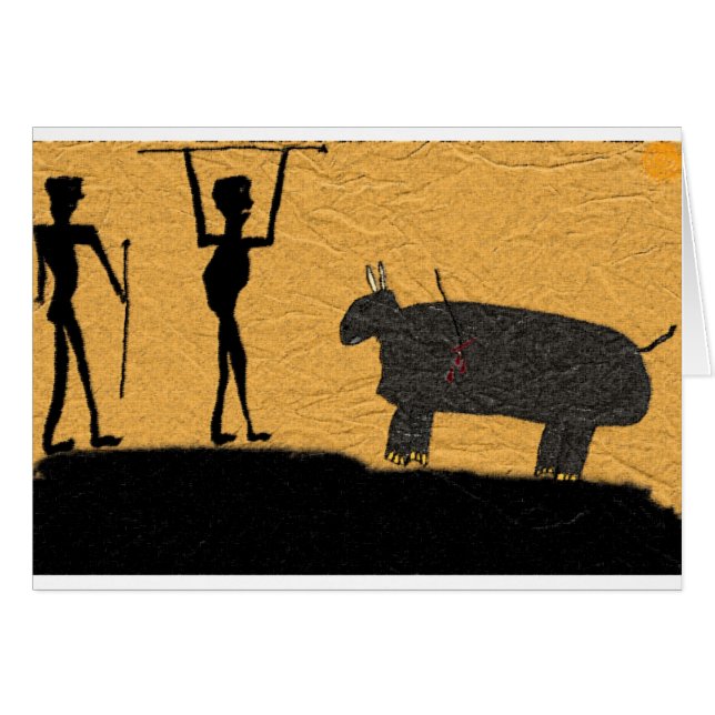 Faisons le dessin de caverne de déjeuner (Devant horizontal)