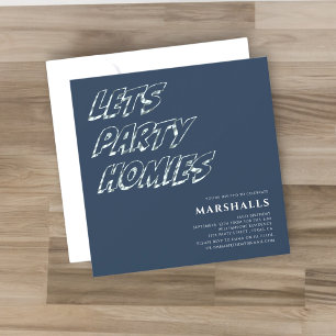 Faisons partie ado typographie moderne Invitation