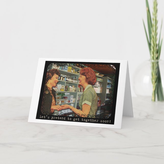 Faisons semblant de réunir la carte de voeux (Devant)