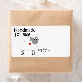 Fait à la main pour Étiquette cadeau Ewe
