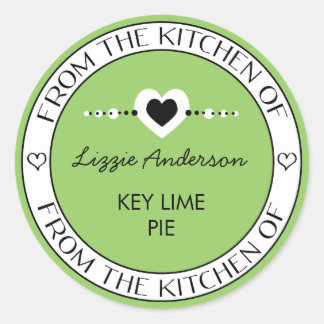 Fait avec amour de la cuisine du Étiquette | Vert