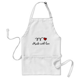 Fait avec le tablier de cuisson et de cuisine