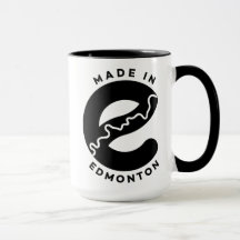 Fait dans la tasse grande d'Edmonton