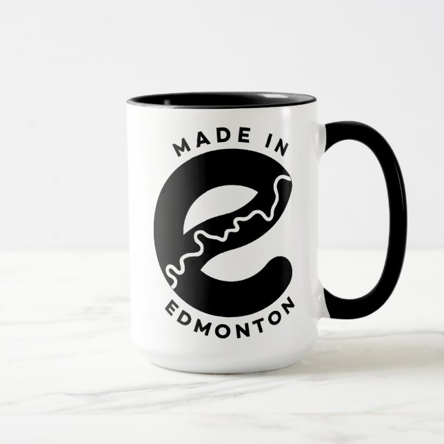 Fait dans la tasse grande d'Edmonton (Droite)