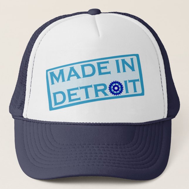 Fait dans le casquette de camionneur de Detroit (Devant)