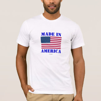 Fait dans le T-shirt de l'Amérique