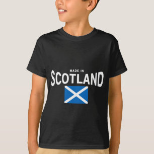 Fait dans le T-shirt de l'Ecosse Saltire