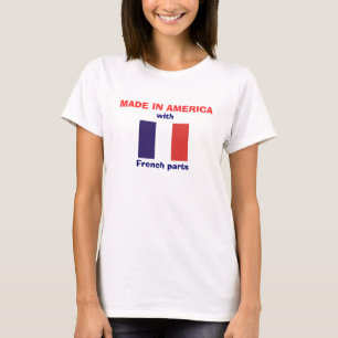 Fait dans le T-shirt unisexe de l'Amérique