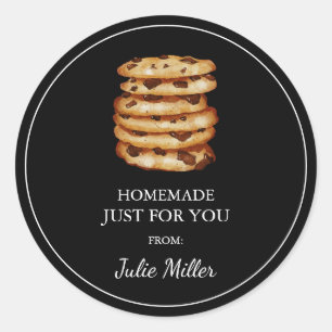 Fait maison juste pour vous cookies étiquette