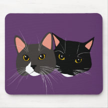 Fait sur commande pour le tapis de souris de Meow