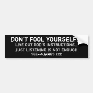 Faites Ce Que La Bible Dit Bumper Sticker
