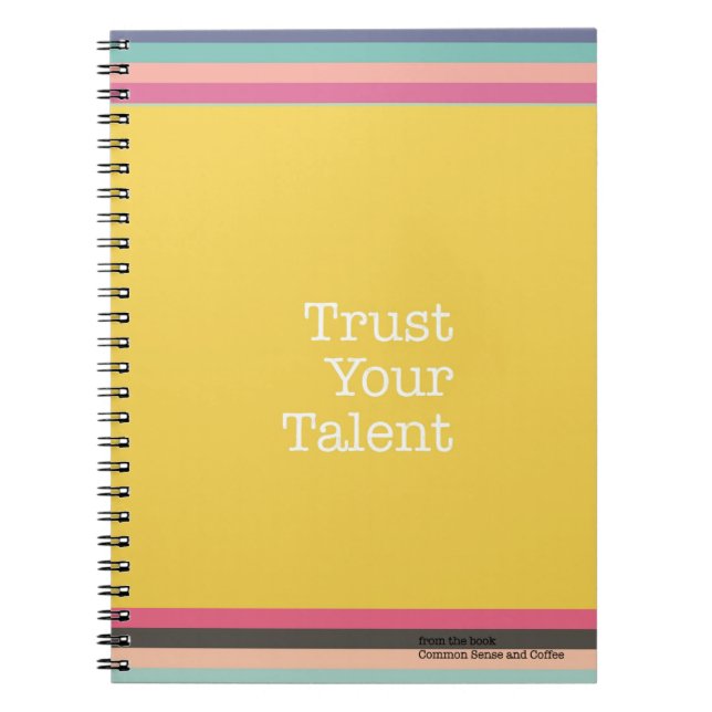 Faites confiance à votre carnet de talent (Devant)