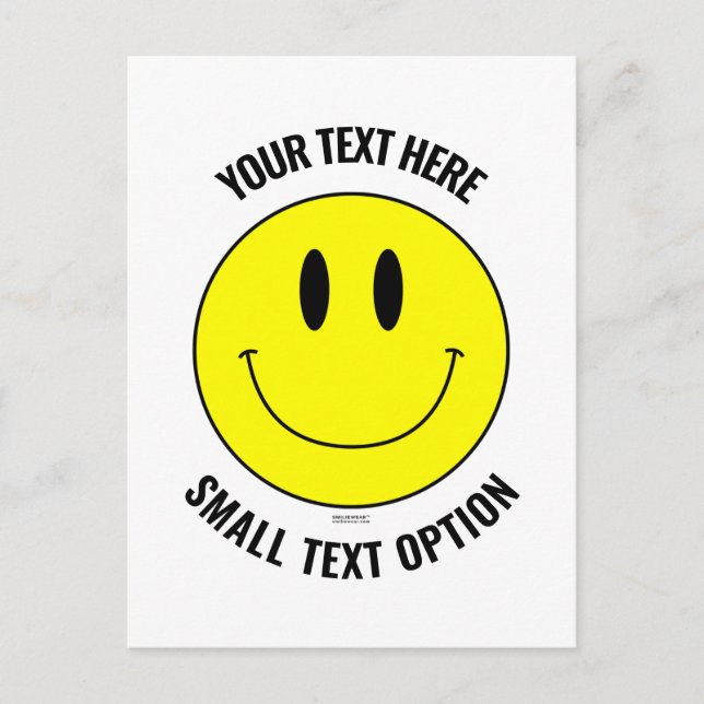 Faites, Créez Votre Propre Carte Postale Smilie Sm (Devant)