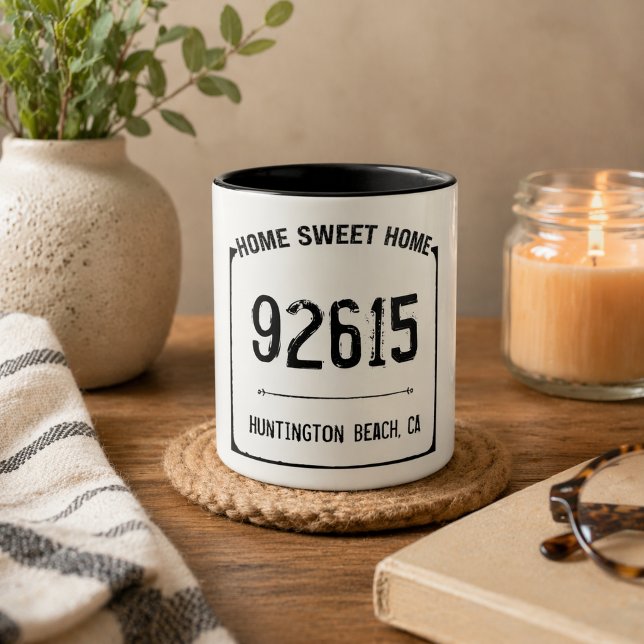 Faites de cette tasse « Maison Douce Code Postal » (Créateur téléchargé)