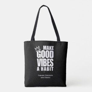 FAITES DE GOOD VIBES UN HABIT SAC FOURRE-TOUT