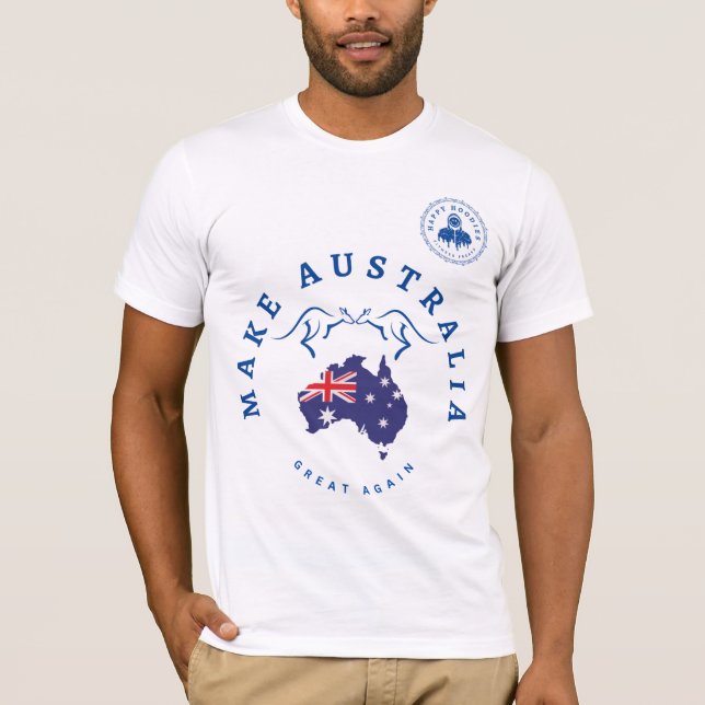 Faites de l'Australie un super T-shirt à nouveau (Devant)