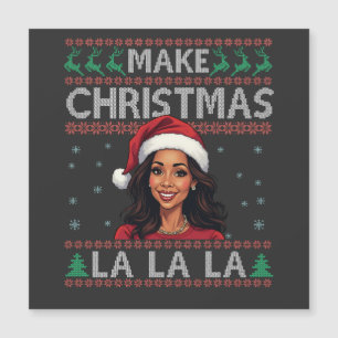 Faites de Noël La La La Ugly Xmas Sweater Kamala
